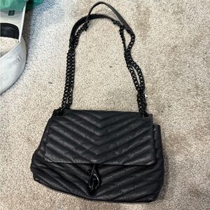 Rebecca Minkoff Black Quilted Shoulder Bag